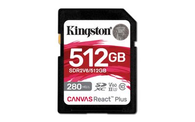 Kingston Canvas React Plus/SDXC/512GB/UHS-II U3 / Class 10