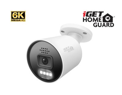 iGET HGNHK942CAM - MegaHD 6K PoE IP kamera, SMART AI detekce, IP67, zvuk, noční přísvit 40m, ONVIF