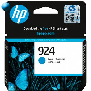 HP 924, Cartridge, cyan (4K0U3NE)