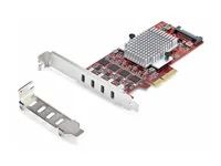 Startech 4-Port USB Type-C PCIe Card, USB-C 10Gb, 4x Controllers, TAA - USB adaptér - PCIe 3.0 x4 - USB-C 3.2 Gen 2 x 4 - kompatibilní s TAA