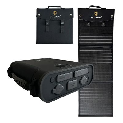 Set powerbanka Viking VIDAR IV a solární panel Viking L60 PD