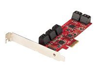 PCI Express to SATA Converter - Řadič úložiště - SATA 6Gb/s - nízký profil - PCIe 2.0 x2
