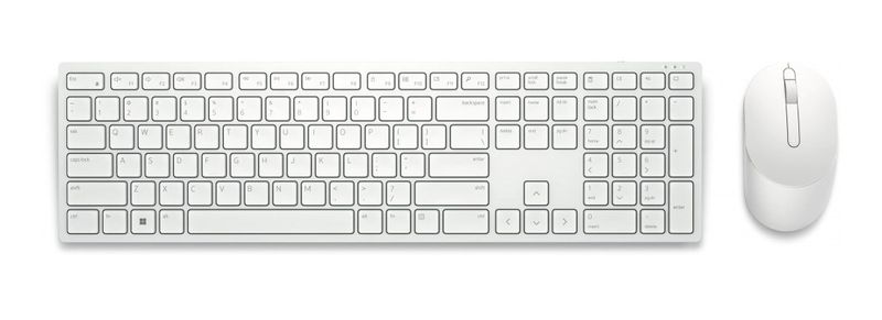 Dell klávesnice + myš, KM5221W, bezdrát.CZ/SK bílá