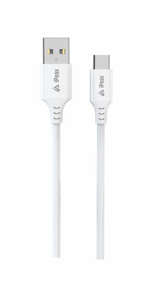 Kabel iPEAX 90010113 USB/USB-C 1m Bílý