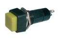 Přepínač tlačítko čtverec OFF-(ON) 250V/1A žluté