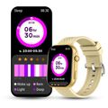 MANTA REVO Smartwatch, Chytré hodinky, zlaté