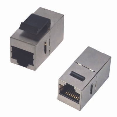 DATACOM Spojka panel STP 2 x RJ45 (8p8c) Cat5e,přímá,plast