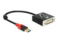 Externí video adaptér - USB 3.0 - DVI - černá - maloobchod