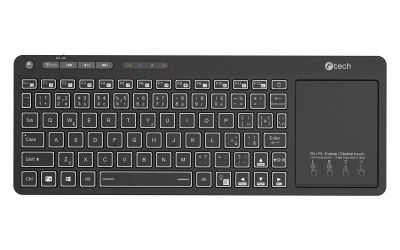 Klávesnice C-TECH WLTK-03, Dual, Touchpad