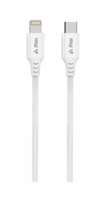 Kabel iPEAX 90010111 USB-C/Lightning 1 m bílý