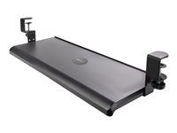 Black - Ergonomic Keyboard Tray (KEYBOARD-TRAY-CLAMP1) - Zásuvka pro klávesnici - montáž pod stůl - černá