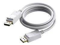Kabel DisplayPort - DisplayPort (M) do DisplayPort (M) - 2 m - bílá
