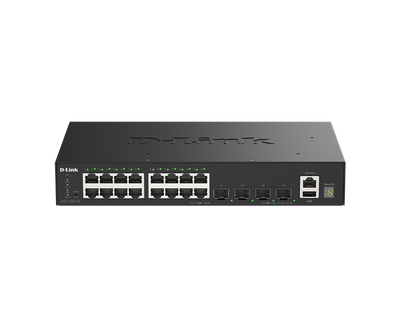 D-Link DGS-1530-20/E 16 Ports GE + 4 Ports 10G SFP+ Smart Managed Switch
