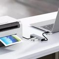 MEGATECH, 4x USB (2,3) Hub, USB-C/USB-A