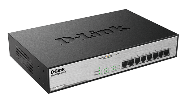 D-Link DGS-1008MP 8x 1000 Desktop Switch,8PoE port