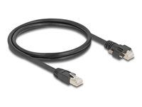 Cable RJ45 plug to RJ45 plug with screw