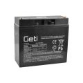 Baterie olověná 12V 18Ah GETI