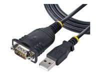 Prolific IC, Automatic Handshake, Windows/macOS (1P3FP-USB-SERIAL) - Sériový kabel - DB-9 (M) šroubovací do USB (M) - 1 m