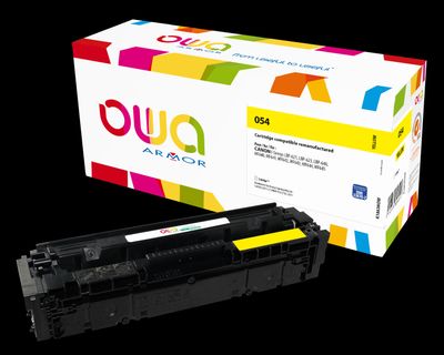 OWA Armor toner kompatibilní s Canon CRG-054 Y, 1200st, žlutá/yellow