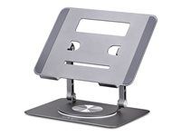 Startech - Stojánek na notebook - otocná základna 360° - desktop - stríbrná