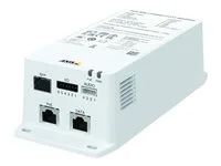 Dávkovač energie - konektivita uprostřed - AC 100-240 V - 90 Watt - Ethernet 10/100/1000 - 1.8 m kabel - Evropa - bílá, NCS S 1002-B - kompatibilní s TAA - pro Axis C1110-E