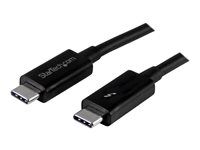 Kabel Thunderbolt - USB-C (M) do USB-C (M) - Thunderbolt 3 / USB / DisplayPort - 1 m - černá - pro P/N: CDP2HDUACP, CDP2HDUACPW, PEXUSB321C