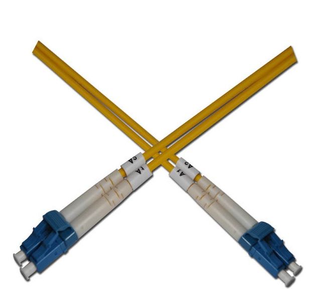 Optický patchkabel duplexní, LC-LC 9/125um SM, 3m, OS2
