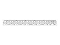 Cisco Nexus 93108TC-EX - Prepínac - rízený - 48 x 10GBase-T + 6 x 40 Gigabit / 100 Gigabit QSFP28 - Lze montovat do rozvadece - repasováno