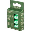 DELTACO RECHARGE, Baterie NiMH AA, HR6 4ks