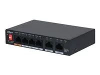 Přepínač - neřízený - 1 x 10/100/1000 (High PoE) + 3 x 10/100/1000 (PoE+) + 2 x 10/100/1000 (uplink) - desktop - High PoE (60 W)