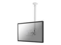 Držák - plný pohyb - pro Displej LCD - bílá - velikost obrazovky: 10"-30" - stropní montáž