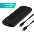FANTEC NVMe31-FastLock, Externí box, USB Type C