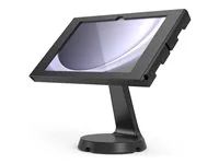 Montážní sada (kryt, stojan) - pro tablet - uzamykatelný - kov - černá - čítač - pro Samsung Galaxy Tab A9+