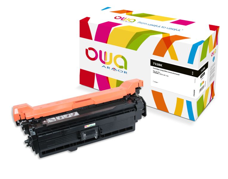 OWA Armor toner kompatibilní s CANON CRG-732 BK, 6400st, černá/black