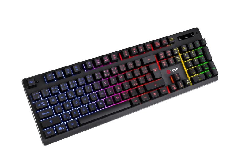 C-TECH Iris/Drátová USB/CZ-SK layout/Černá