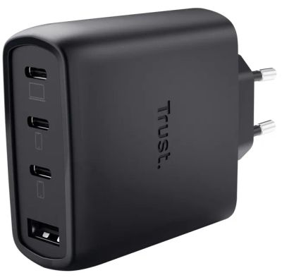 Trust maxo 65W 4P gan charger blk