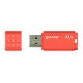 Flash disk GOODRAM USB 3.0 64GB bílo-oranžový