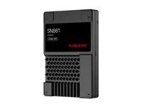 SanDisk SN861 - SSD - Enterprise - šifrovaný - 7.68 TB - interní - 2.5" - U.2 PCIe 5.0 x4 (NVMe) - TCG Opal Encryption
