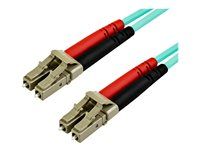 50/125 - Fiber Optic Cable - 40/100Gb - LSZH (450FBLCLC15) - Patch kabel - multirežim LC (M) do multirežim LC (M) - 15 m - 15 m - optické vlákno - duplex - 50 / 125 mikron - OM4 - vodě - barva