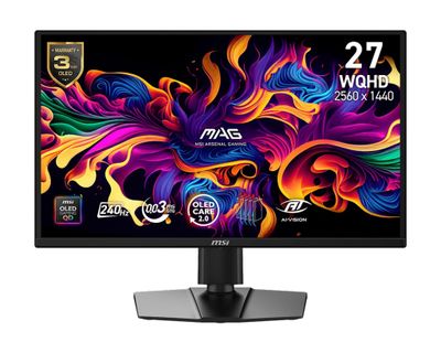 MSI MAG/272QP QD-OLED X24/26,5''/QD-OLED/QHD/240Hz/0,03ms/Čierna/3R