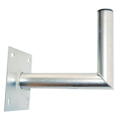 Anténní držák 25 na stěnu se základnou 16x16 průměr 42mm výška 16cm žár.