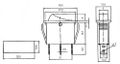 Přepínač kolébkový    2pol./3pin  ON-OFF 250V/15A pros. červený