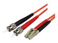 1m Multimode Fiber Patch Cable LC - ST - 50FIBLCST1