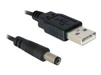 Elektrický kabel - DC jack 5.4 mm (M) do USB (M) - 1 m