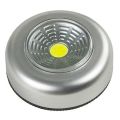 ARCAS LED COB, Svítící tlačítko, stříbrné