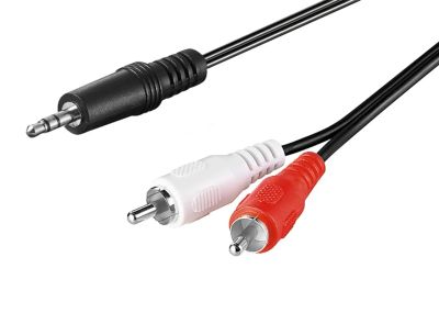 PremiumCord Kábel Jack 2.5mm-2x CINCH M/M 2m