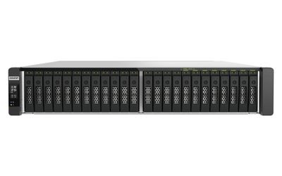 QNAP TDS-h2489FU-R2-4309Y-64G (2x Xeon, 64GB RAM, 24x 2,5" U.2/SATA, 4x PCIe, 4x 2,5GbE, 2x 25GbE)