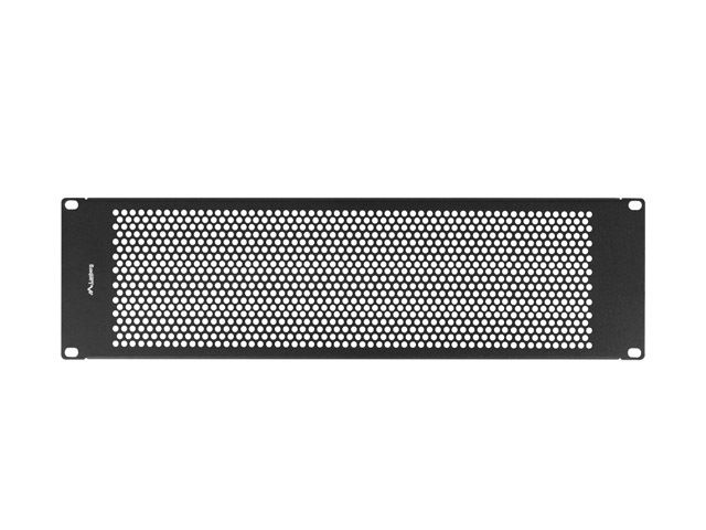 19" Zaslepovací panel 3U mesh black lanberg
