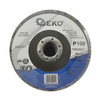 Kotúč na kov lamelový 125mm P100 GEKO G00307