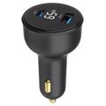 GEMBIRD Car Charger, Nabíječka USB/USB-C, 65W
